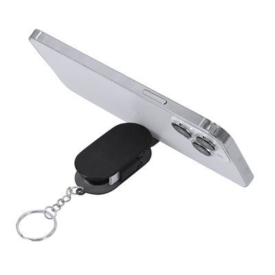 Llavero con soporte móvil y cable carga 60W