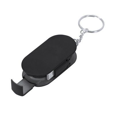 Llavero con soporte móvil y cable carga 60W