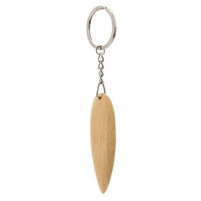 Llavero Tabla Surf de Madera