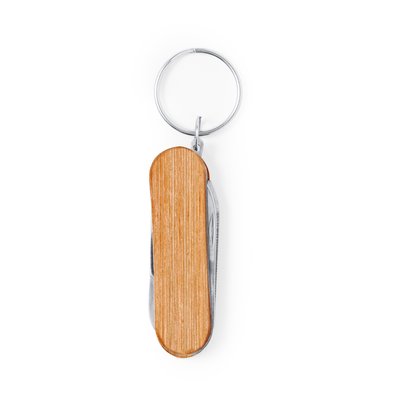 Llavero con tijeras cuchillo y lima inox