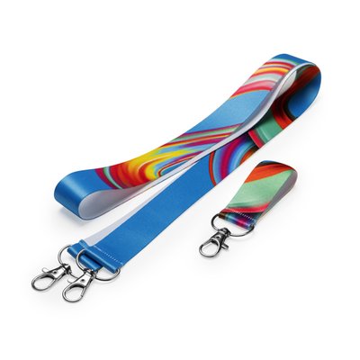 Llavero con tiras de poliéster para sublimar