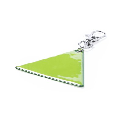 Llavero triangular reflectante