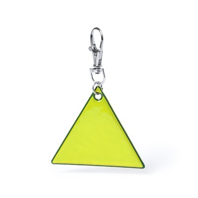 Llavero triangular reflectante