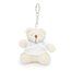 Llavero osito de peluche Blanco TALLA ÚNICA ADULTO