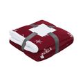 Manta Navideña Sherpa Suave 380g/m2 Roj