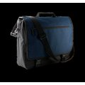 Maletín porta documentos con solapa Black / Navy
