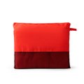 Manta de forro polar con funda Rojo