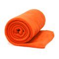 Manta polar 180 g con anti-pilling Naranja