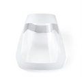 Máscara facial reutilizable Blanco Talla Única Adulto