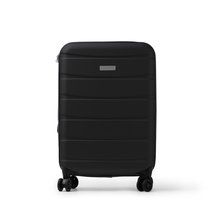 Maleta de cabina plegable de 4 ruedas Negro Talla Única Adulto