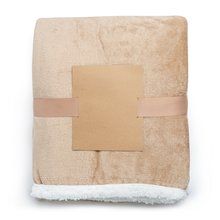 Manta polar de poliéster sintético de 380 g Beige