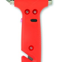 Martillo de Emergencia LED y Cúter Naranja