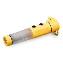 Martillo de emergencia con linterna Amarillo
