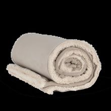 Manta de polar y sherpa Beige