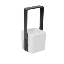 Maceta interior PP con luz LED Blanco