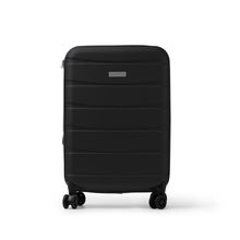 Maleta de cabina plegable de 4 ruedas Negro