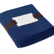 Manta polar grande, suave y gruesa Azul