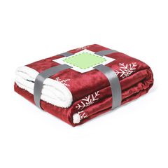 Manta Navideña Sherpa Suave 380g/m2 | Cartón de presentación | 90 x 90