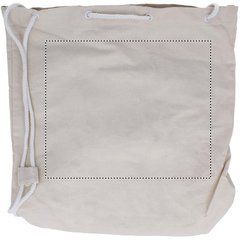 Macuto de lona de algodón natural 200 gr/m2 | Lado 1 | 300 x 250