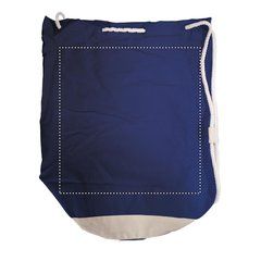 Macuto petate de algodón 200gr/m2 con cierre de cordón | Lado Derecho | 290 x 300