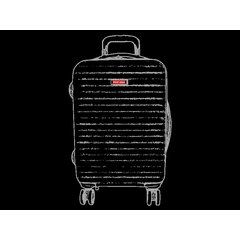 Maleta Trolley Estándar para Cabina | Delante zona superior centro | 40 x 10