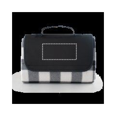 Manta con estampado de cuadrados picnic | Solapa | 140 x 65