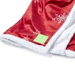 Manta Navideña Sherpa Suave 380g/m2 | En una de las esquinas | 80 x 80