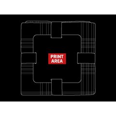 Manta para Viaje 77x90 de Poliéster | Tarjeta centro | 50 x 30