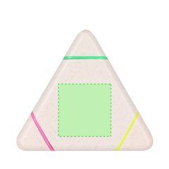 Marcador fluorescente triple | Area 5 | 35 x 35