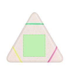 Marcador fluorescente triple | Area 6 | 35 x 35