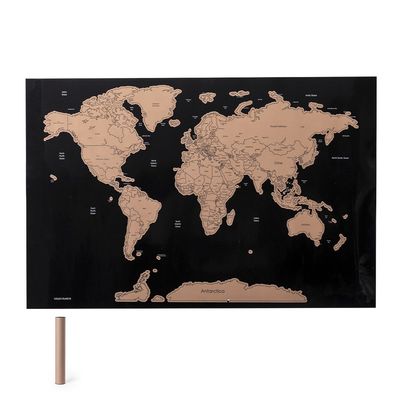 Mapa para rascar los países visitados