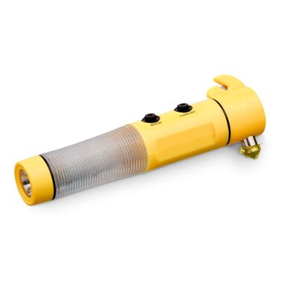 Martillo de emergencia con linterna