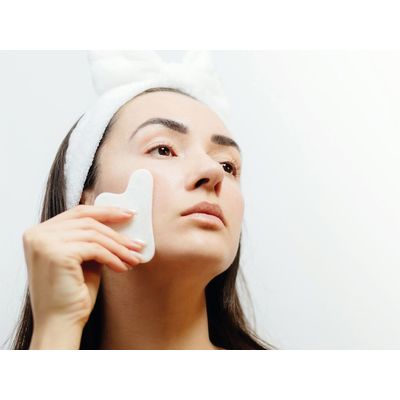 Masajeador Facial de Jade