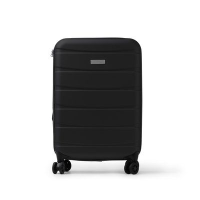 Maleta de cabina plegable de 4 ruedas Negro