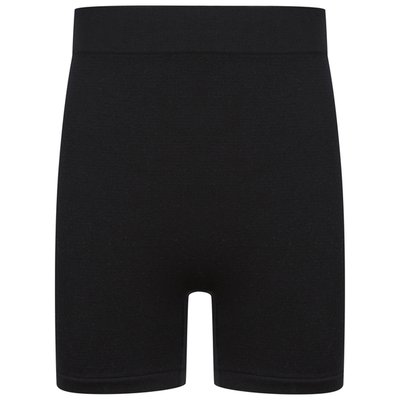 Mallas cortas sin costuras niños Black 7/8 Ans
