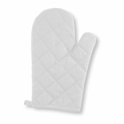 Manopla de Algodón y Poliéster EPI Blanco