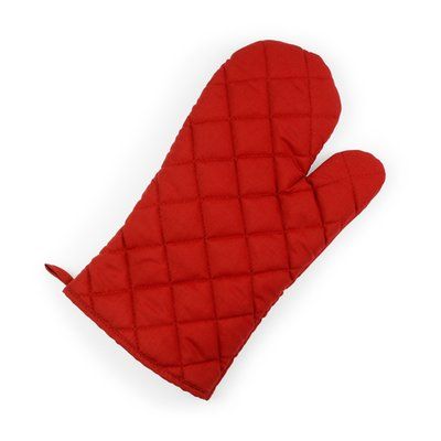 Manopla de cocina en algodón Rojo Talla Única Adulto