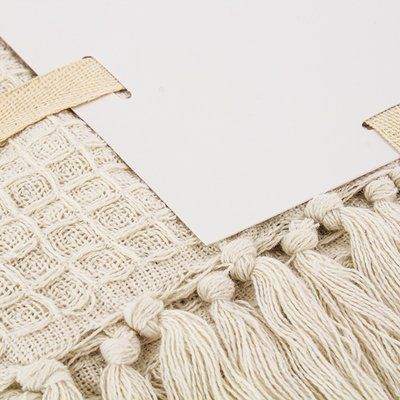 Manta pareo de algodón reciclado