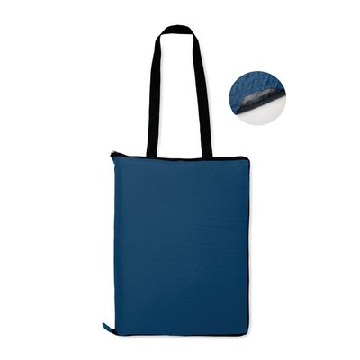 Manta Picnic Plegable a Bolsa Azul