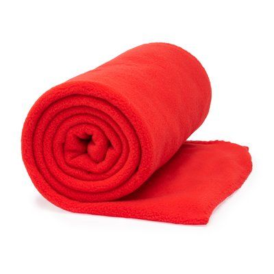 Manta polar 180 g con anti-pilling Rojo