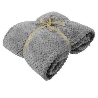 Manta Suave Poliéster 240 gr/m2 110x160 Gris