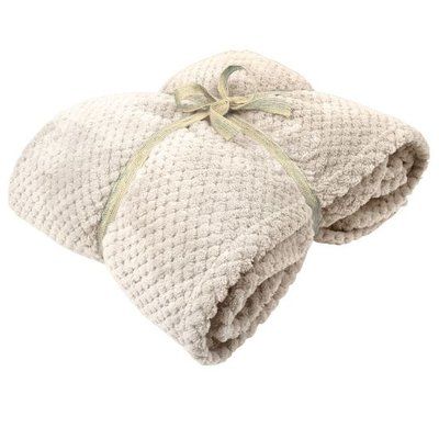 Manta Suave Poliéster 240 gr/m2 110x160 Natural
