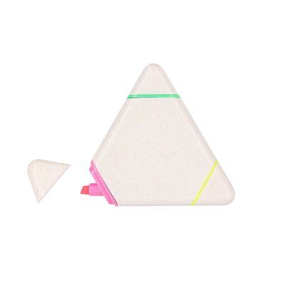 Marcador fluorescente triple