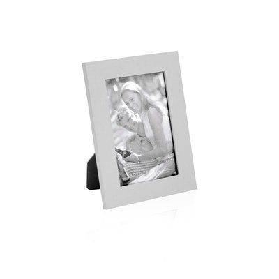 Marco portafotos 10x15cm en madera de colores Blanco