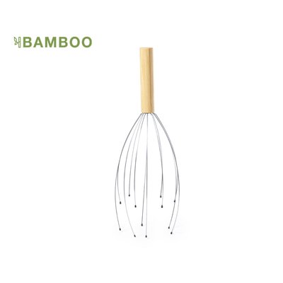 Masajeador Bambú con Varillas Metal