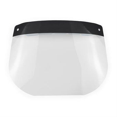 Máscara facial con pantalla PET Negro UNICA
