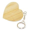 Memoria USB Corazón Bambú 16GB