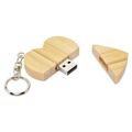Memoria USB Corazón Bambú 16GB