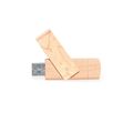 Memoria USB 16GB con clip giratorio de madera