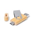 Memoria USB bambú